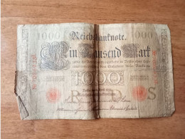 Billet De 1 000 Reichsbanknote De 1910 - Verzamelingen