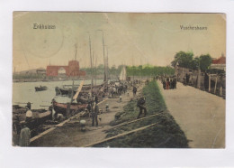 CPA :  14 X 9  -  Enkhuizen   -  Visschershaven - Enkhuizen