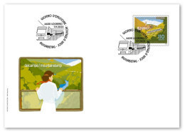 Switzerland 2023 (Box 2) 100 Years Centovalli Eisenbahn Railway Train Chemin De Fer Mountains Berge Montagne - FDC - Neufs