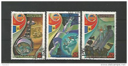 A02183)UDSSR  5071 -  5073 Gest., Weltraum - Used Stamps