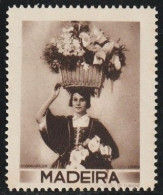 Vignette, Portugal - Vinheta Turística. Madeira -|- MNH - 3,6x4,5 Cm. - Emissioni Locali