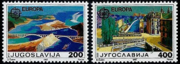 YUGOSLAVIA 1987 EUROPA: Architecture. Bridges. Complete Set, MNH - 1987