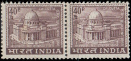 Inde 1967. ~ YT 227A Paire (par 2)- Postes De Calcutta - Used Stamps