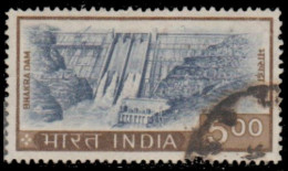 Inde 1967. ~ YT 232 (par 2) - Barrage De Bakhra (Punjab) - Gebruikt