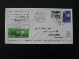 Lettre Cover Expo Floriade Rotterdam Istanbul Turquie Turkey 1960 (ex 4) - Lettres & Documents