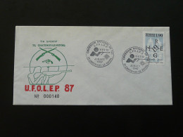 Lettre Cover Championnat Tir Sportif Chatenoy Le Royal 71 Saone Et Loire 1987 (ex 1) - Tir (Armes)