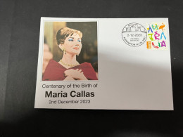 2-12-2023 (1 W 8) Centenary Of The Birth Of Maria Callas (2-12-1923 / 2-12-2023) - Singers