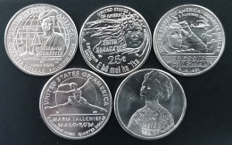 Série 5 Quarter Dollar USA Intégralité 2023 UNC Atelier P - Zonder Classificatie