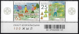 KAZAKHSTAN/ KAZAJISTAN/ KASACHSTAN  -EUROPA  2007-" A CENTENARY SCOUT -EUROPA-CEPT"- SERIE De 2 V. - CB - 2007