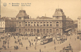 Bruxelles La Gare Du Nord   -pas Envoyé - Cercanías, Ferrocarril