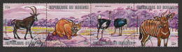 Burundi   .   1971   .   "Strip Of 4 Stamps With African Animals" - Neufs