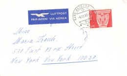 Luftpost-Brief In Die USA (ad0279) - Sonstige & Ohne Zuordnung