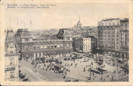 Bruxelles Place Rogier Et Gare Du Nord   16-7-1935 - Cercanías, Ferrocarril