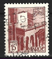 MAROC. N°310-1 Oblitérés De 1951-4. Patio Des Oudayas. - Used Stamps