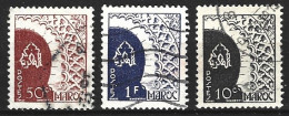 MAROC. N°277-9 Oblitérés De 1949. Porte Des Oudayas. - Used Stamps