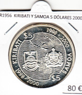 CR1956 MONEDA KIRIBATI Y SAMOA 5 DÓLARES 2000 PLATA - Kiribati