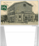 54 CIREY. Hôtel Et Café De La Gare 1908 Avec Douaniers Marcheurs - Cirey Sur Vezouze