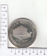 CR1850 MONEDA GUINEA ECUATORIAL 2000 EKUELE 1980 PLATA - Guinée Equatoriale