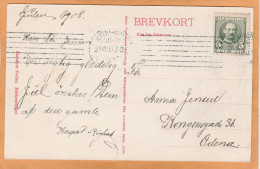 Denmark Old Postcard Mailed - Cartas & Documentos