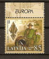 LETONIA/ LATVIA/ LETTLAND  -EUROPA  2007-" A CENTENARY SCOUT -EUROPA-CEPT"- SERIE De 2 V. - 2007