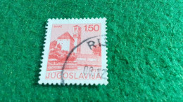 YOGUSLAVYA --1980-89     1.50  DİN       USED - Used Stamps