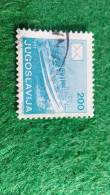 YOGUSLAVYA --1980-89     200  DİN       USED - Used Stamps