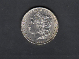 Baisse De Prix USA - Pièce 1 Dollar Morgan Argent 1885 SPL/AU KM.110 - 1878-1921: Morgan