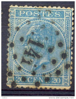 Me808: N° 18 : Getand: 14½x14: Ps: 141: GAND... Zegel Is 1 Perforatie Smaller... - 1865-1866 Perfil Izquierdo