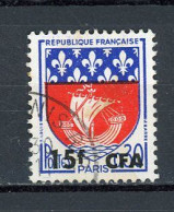 FRANCE SURCHARGÉ CFA - BLASON - N° Yvert 350A Obli. - Used Stamps