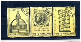 A19757)Vatikan 596 - 598 Gest. - Used Stamps