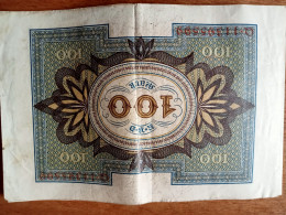 Billet De 100 Mark RBD 1920 - Collections