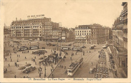 Bruxelles La Gare Du Nord Et Place Rogier  Pas Envoyé - Transport (rail) - Stations