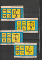 RDA - LOT 382 - 4 CARNETS SMHD 11 AVEC CONTENUS DIFFERENTS - NEUF** - Markenheftchen