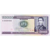 Bolivie, 10,000 Pesos Bolivianos, 1984, 1984-02-10, KM:169a, NEUF - Bolivia