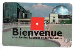 Géode Cité Des Sciences Carte Ticket France Card (J 997) - Altri & Non Classificati