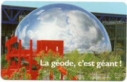 La Géode Cité Des Sciences Carte Ticket France Card (J 1000) - Otros & Sin Clasificación