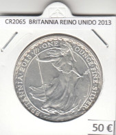 CR2065 ONZA BRITANNIA REINO UNIDO 2013 PLATA - Other & Unclassified