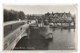 Reading (Royaume-Uni, Berkshire) : Caversham Bridge In 1954 (lively, Car) PF. - Reading