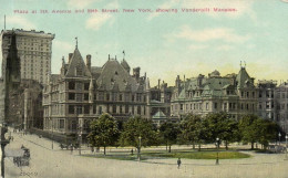 Plaza At 5th Avenue And 59th Street, Showing Vanderbilt Mansion. - Places