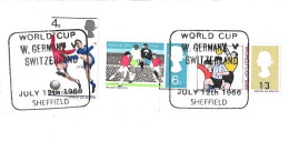 333  Coupe Du Monde De Football 1966 - FIFA Football World Cup, England. Match Germany - Switzerland, Sheffield - 1966 – Inghilterra