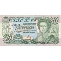 Billet, Falkland Islands, 10 Pounds, 1986, 1986-09-01, KM:14A, NEUF - Isole Falkland