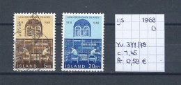 (TJ) IJsland 1968 - YT 377/78 (gest./obl./used) - Oblitérés