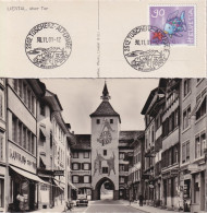 AK  "Liestal - Ober Tor"  (LT Tüscherz-Alfermée)      Ca. 1950/2001 - Brieven En Documenten