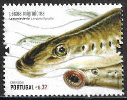 Portugal – 2011 Fish 0,32 Euros Used Stamp - Usati