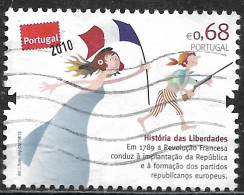 Portugal – 2010 Republic Centenary 0,68 Used Stamp - Usati