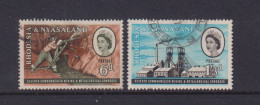 RHODESIA  AND NYASALAND - 1961 Mining Set Used As Scan - Rhodesien & Nyasaland (1954-1963)