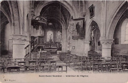 SAINT OUEN L'AUMONE INTERIEUR DE L'EGLISE 1911 - Saint-Ouen-l'Aumône