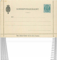 DANEMARK  Carte Postale Entiers Postaux Korrespondance-Kort - Postwaardestukken