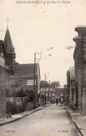 LE GRAND QUEVILLY, LA RUE DE L EGLISE, CORDONNERIE, BOULANGERIE, PERSONNAGES  REF 12992 SOM - Le Grand-quevilly