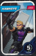 Carte E. Leclerc 2023 Marvel Défie Tes Héros Hawkeye 093 - Otros & Sin Clasificación